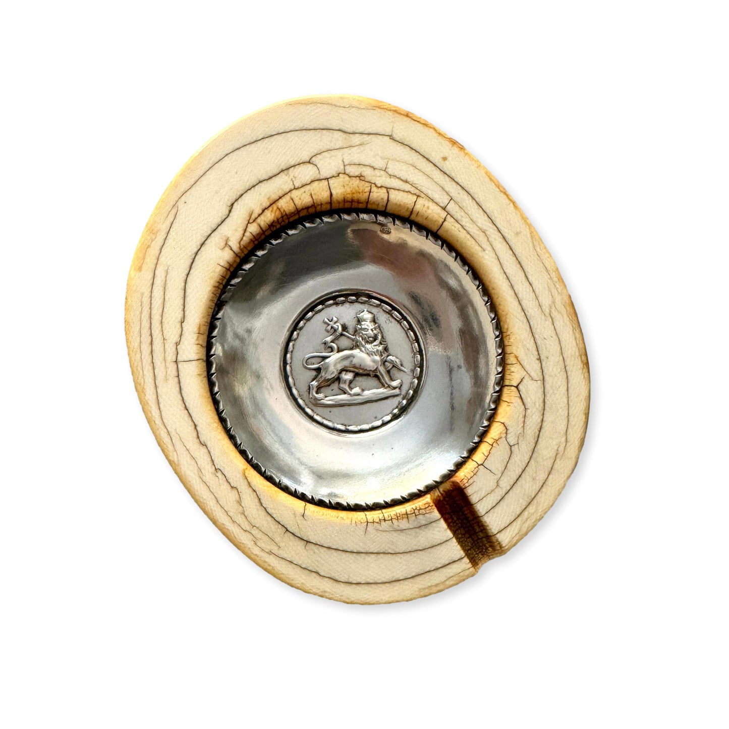 Ivory and Silver Ashtray